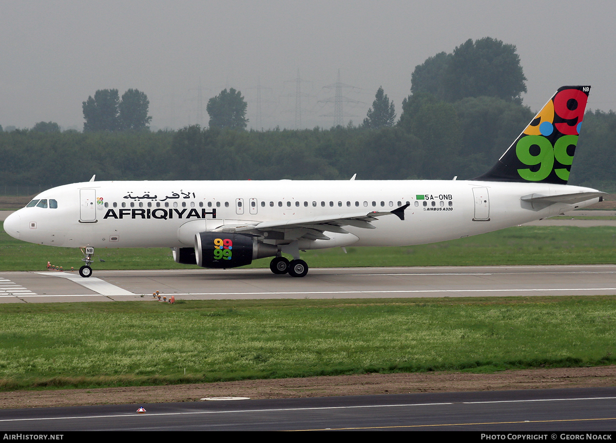 Aircraft Photo of 5A-ONB | Airbus A320-214 | Afriqiyah Airways | AirHistory.net #60386