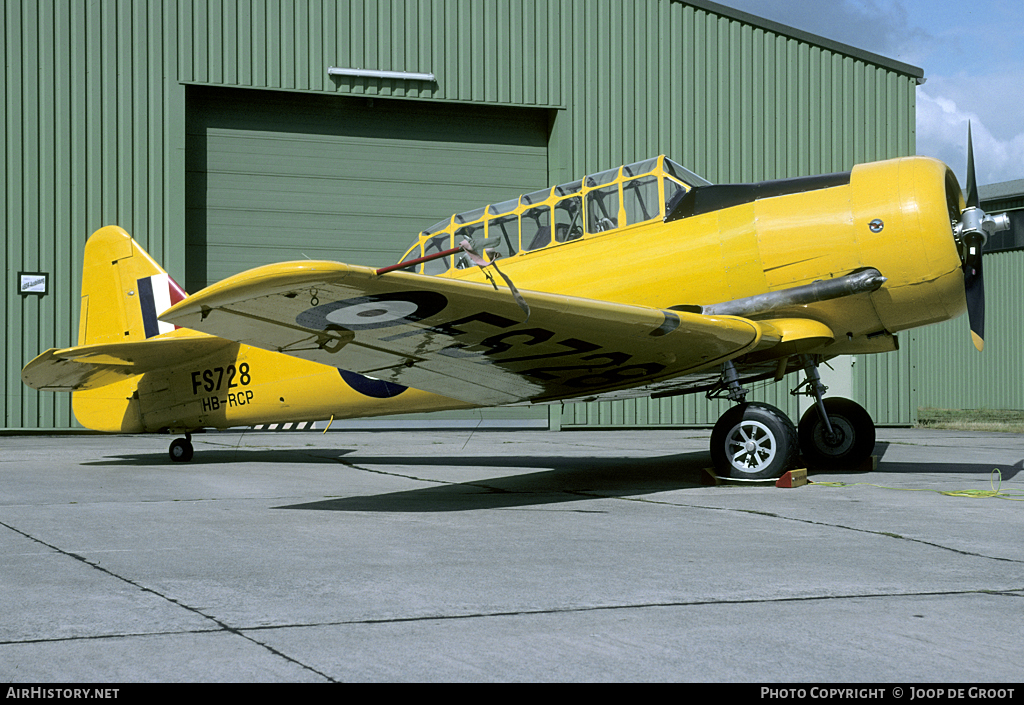 Aircraft Photo of HB-RCP / FS728 | North American AT-16 Harvard IIB | UK - Air Force | AirHistory.net #60387