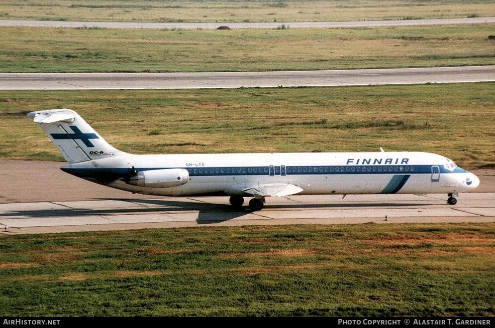 Aircraft Photo of OH-LYO | McDonnell Douglas DC-9-51 | Finnair | AirHistory.net #60388