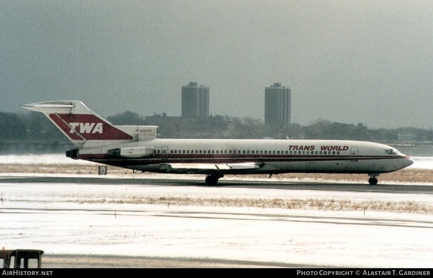 Aircraft Photo of N54341 | Boeing 727-231/Adv | Trans World Airlines - TWA | AirHistory.net #60402