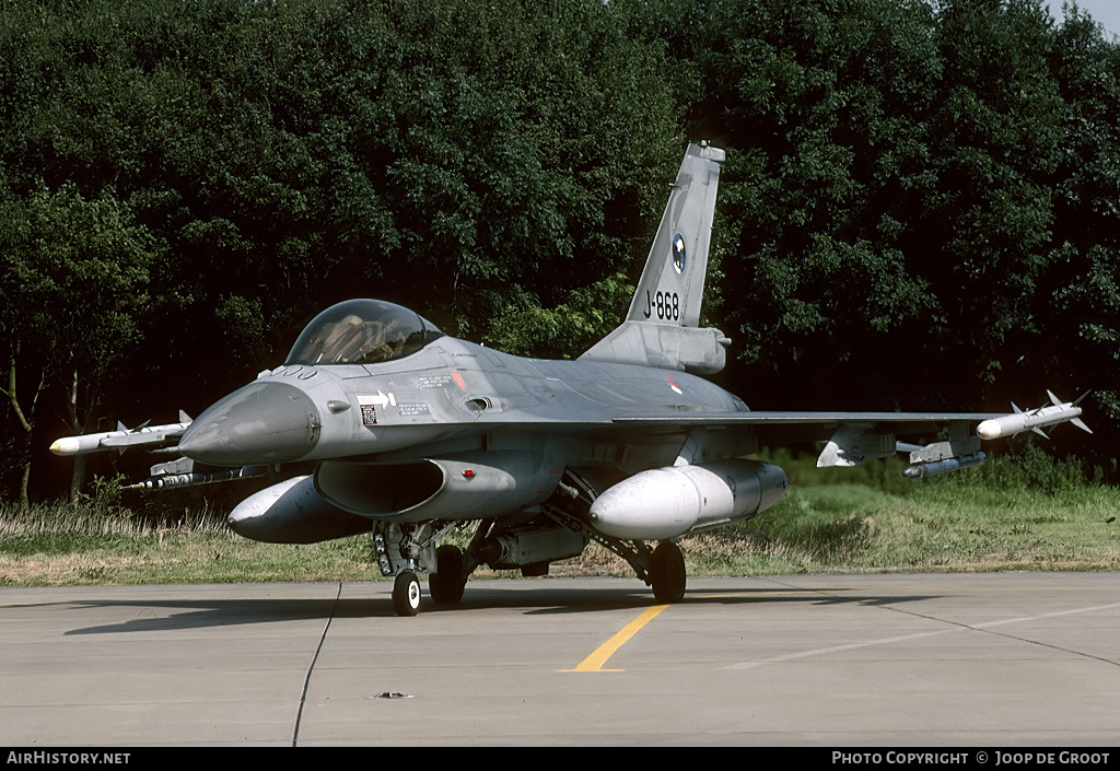 Aircraft Photo of J-868 | General Dynamics F-16AM Fighting Falcon | Netherlands - Air Force | AirHistory.net #60424