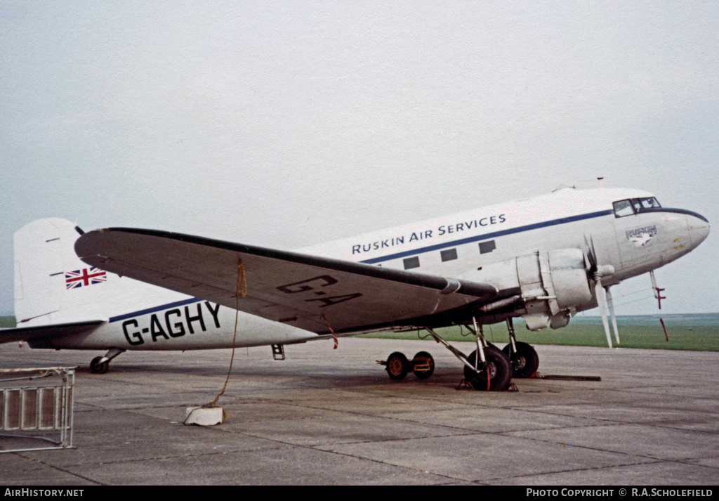 Aircraft Photo of G-DAKS / G-AGHY | Douglas C-47A Dakota Mk.3 | Ruskin Air Services | AirHistory.net #60430