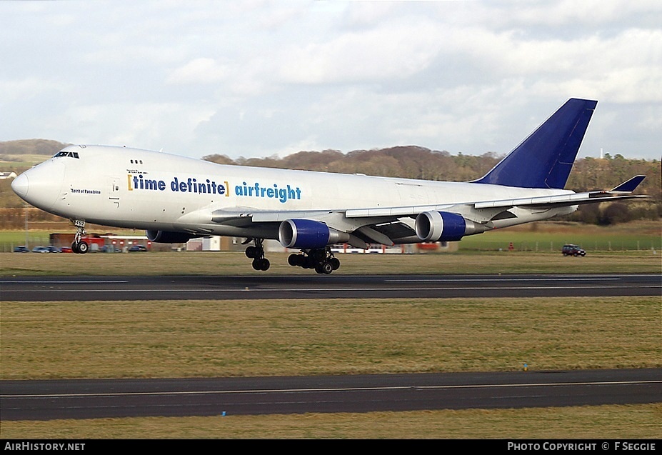 Aircraft Photo of N492MC | Boeing 747-47UF/SCD | Time Definite Airfreight | AirHistory.net #60455