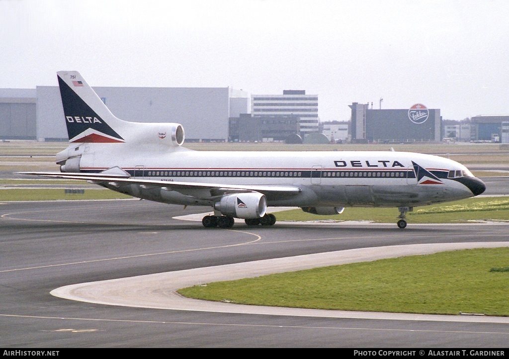 Aircraft Photo of N751DA | Lockheed L-1011-385-3 TriStar 500 | Delta Air Lines | AirHistory.net #60464