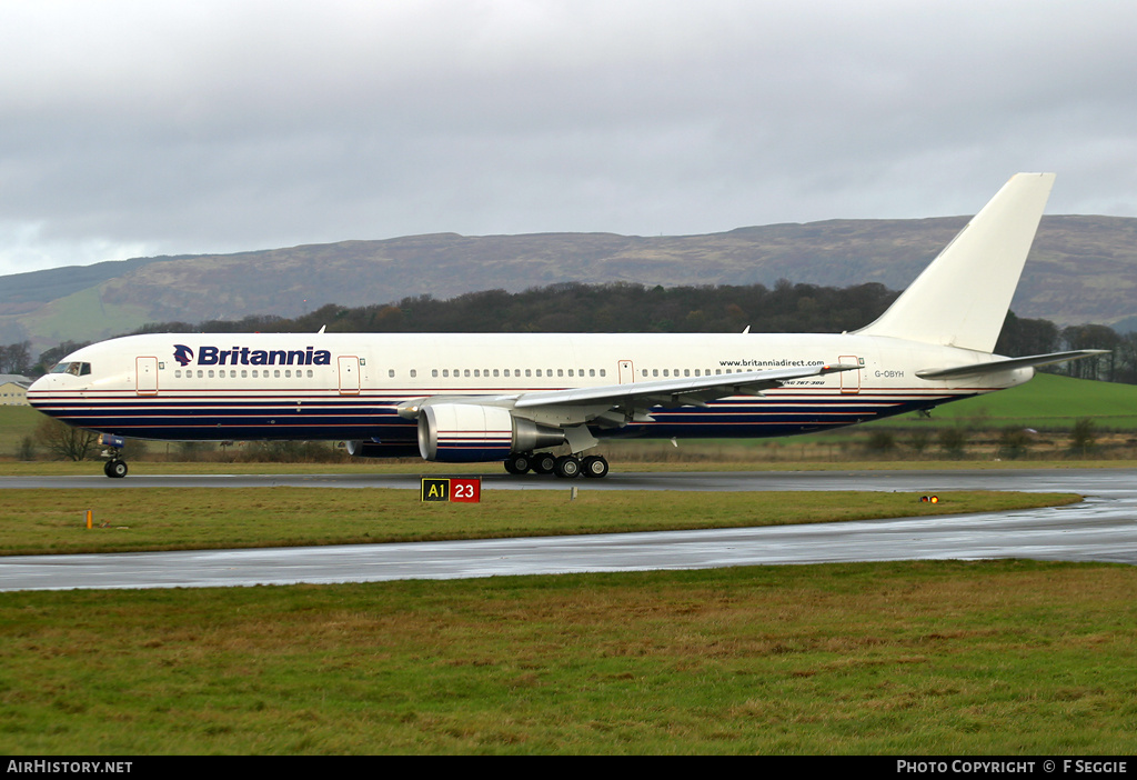 Aircraft Photo of G-OBYH | Boeing 767-304/ER | Britannia Airways | AirHistory.net #60465