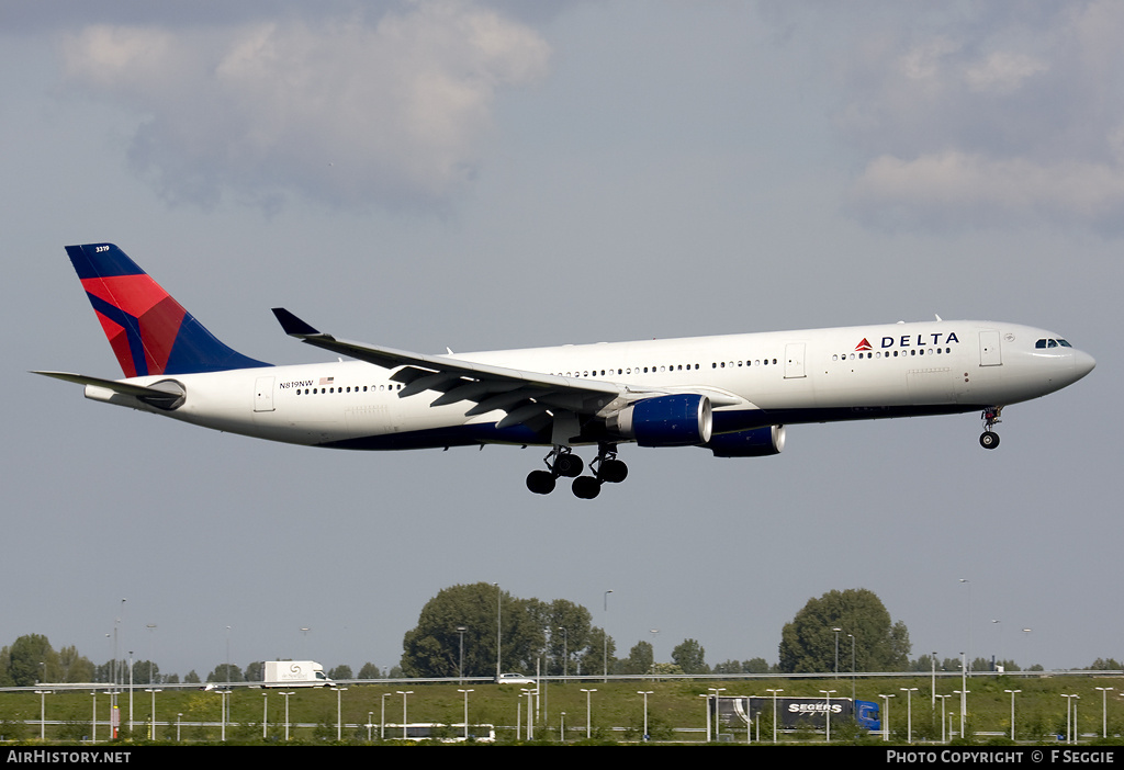 Aircraft Photo of N819NW | Airbus A330-323 | Delta Air Lines | AirHistory.net #60473
