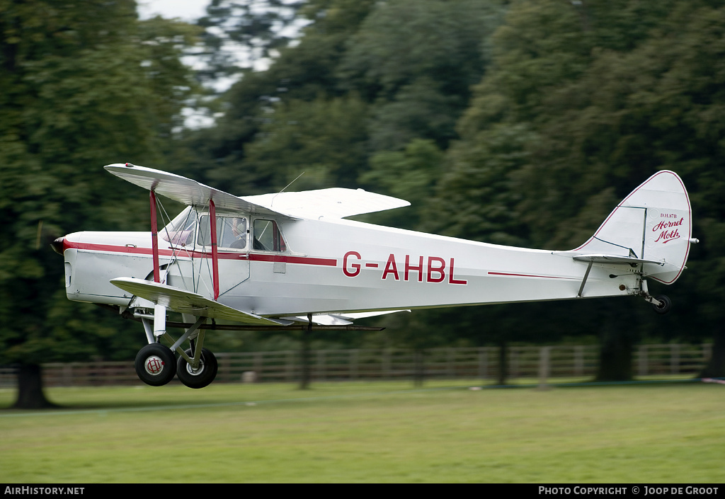 Aircraft Photo of G-AHBL | De Havilland D.H. 87B Hornet Moth | AirHistory.net #60474