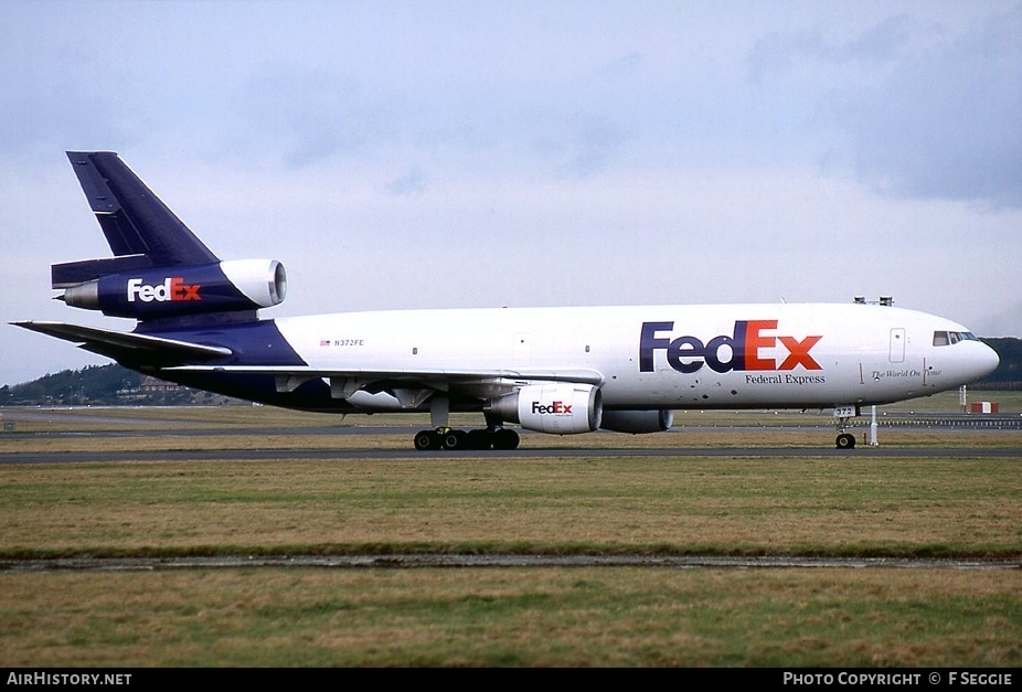 Aircraft Photo of N372FE | McDonnell Douglas DC-10-10(F) | Fedex - Federal Express | AirHistory.net #60475