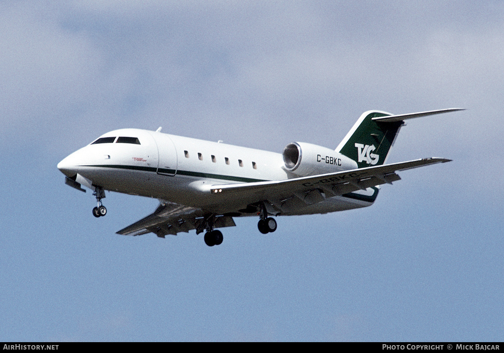 Aircraft Photo of C-GBKC | Canadair Challenger 600 (CL-600-1A11) | TAG Group | AirHistory.net #60485