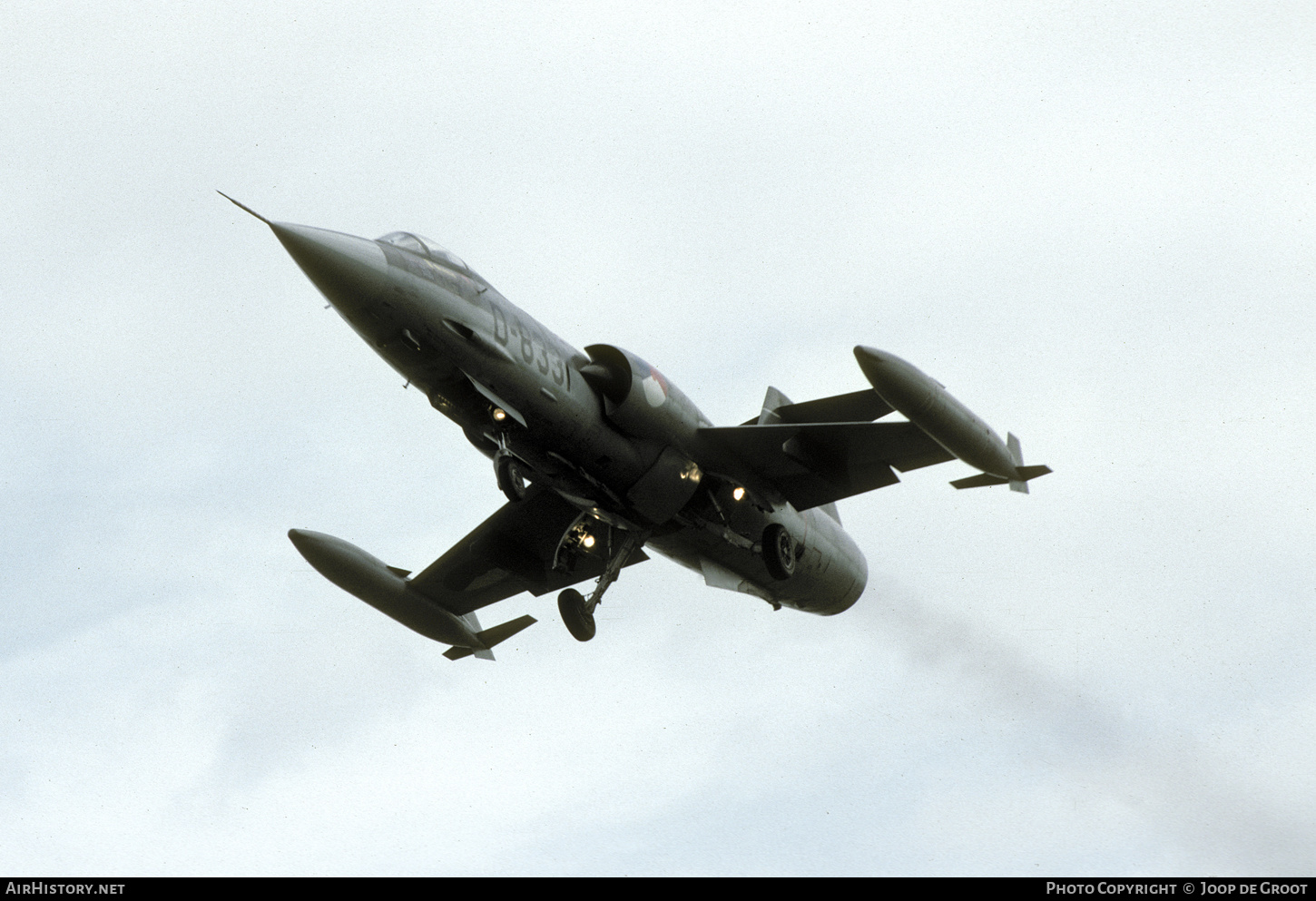 Aircraft Photo of D-8331 | Lockheed F-104G Starfighter | Netherlands - Air Force | AirHistory.net #60490