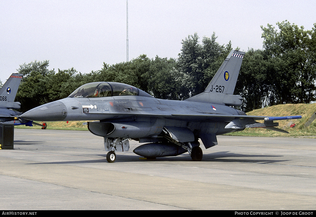 Aircraft Photo of J-267 | General Dynamics F-16B Fighting Falcon | Netherlands - Air Force | AirHistory.net #60496