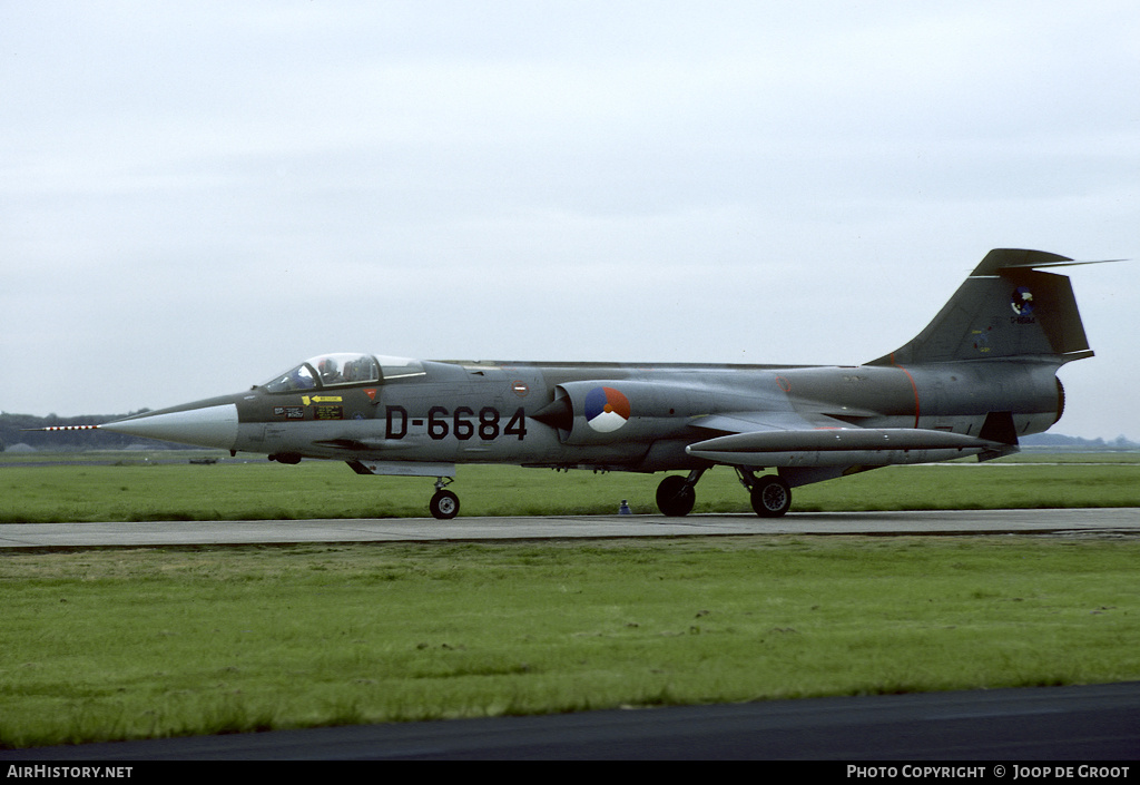 Aircraft Photo of D-6684 | Lockheed F-104G Starfighter | Netherlands - Air Force | AirHistory.net #60500