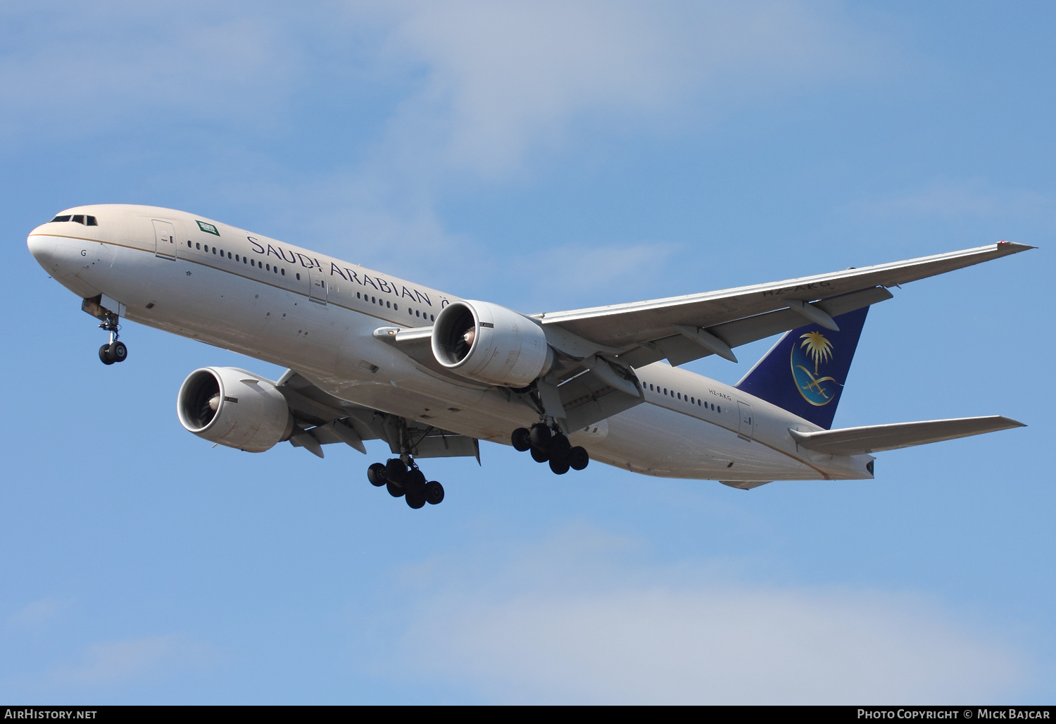 Aircraft Photo of HZ-AKG | Boeing 777-268/ER | Saudi Arabian Airlines | AirHistory.net #60509