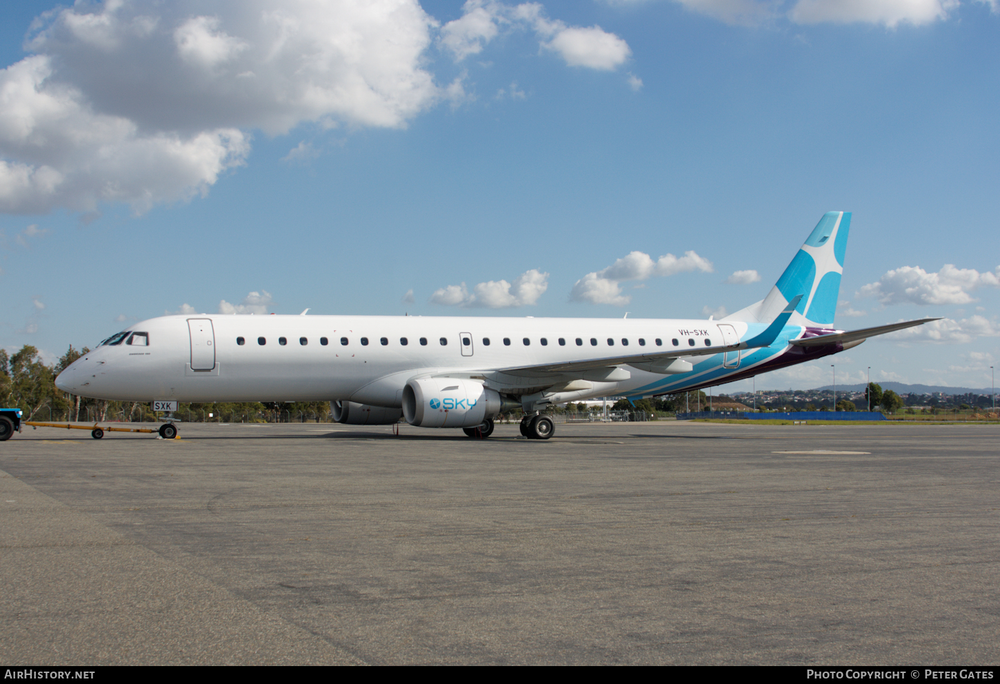 Aircraft Photo of VH-SXK | Embraer 190LR (ERJ-190-100LR) | Sky Air World | AirHistory.net #60510