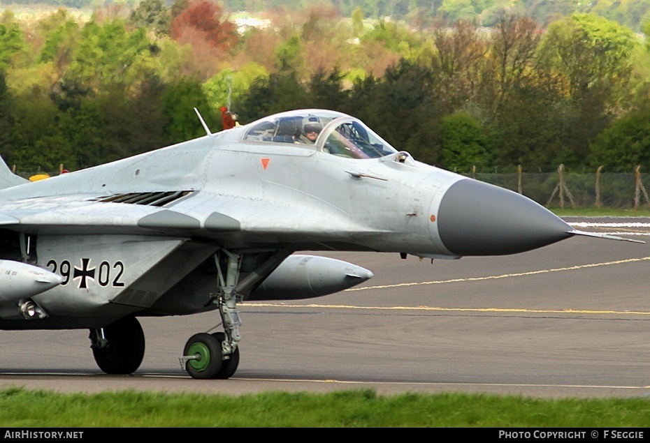 Aircraft Photo of 2902 | Mikoyan-Gurevich MiG-29G (9-12A) | Germany - Air Force | AirHistory.net #60513