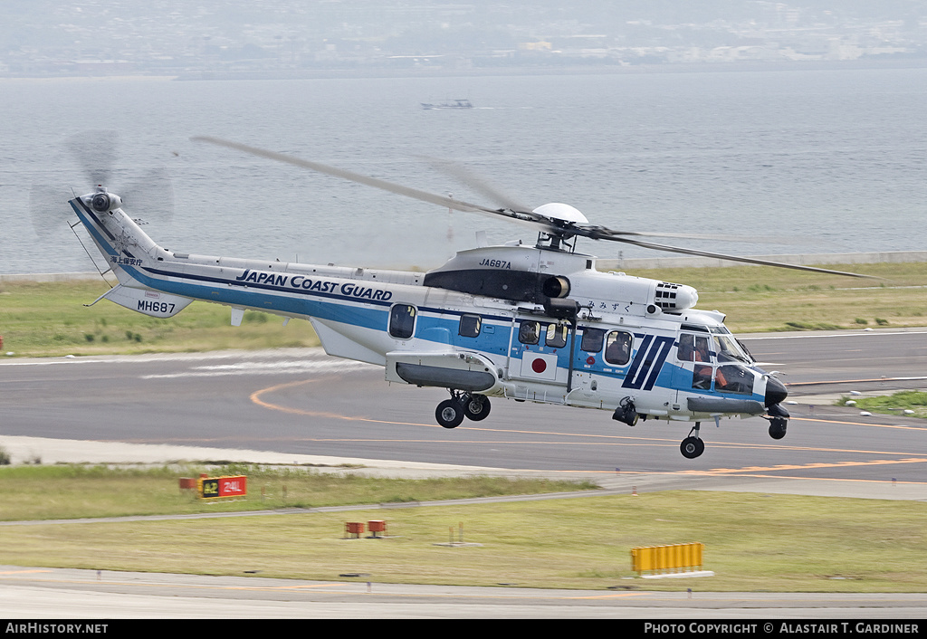 Aircraft Photo of JA687A | Eurocopter EC-225LP Super Puma Mk2+ | Japan Coast Guard | AirHistory.net #60526