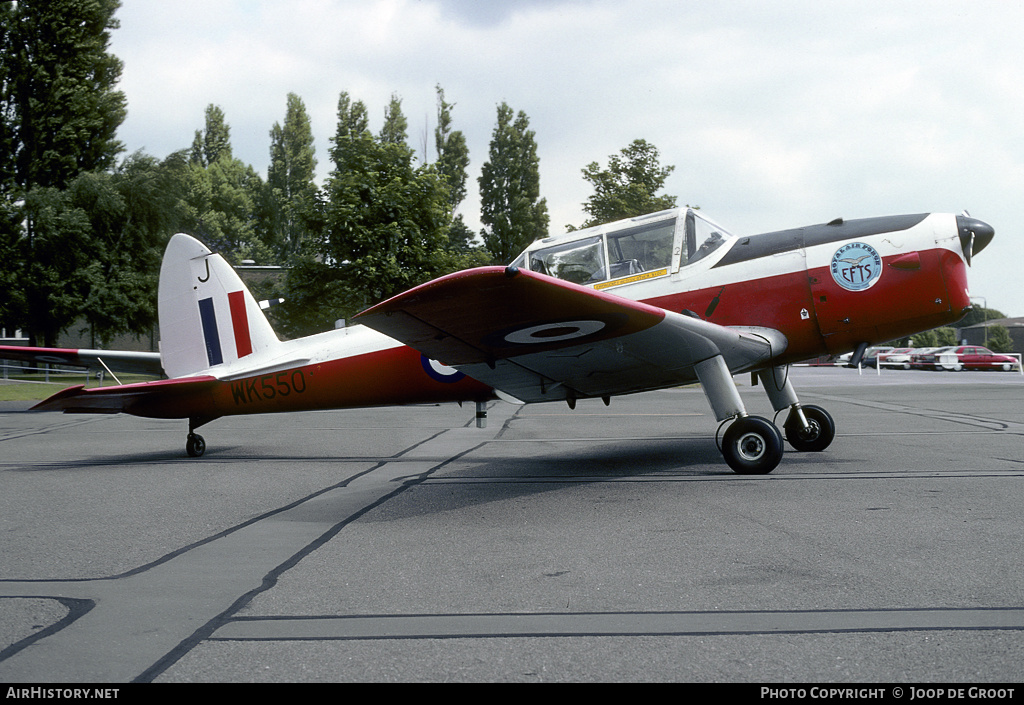 Aircraft Photo of WK550 | De Havilland DHC-1 Chipmunk T10 | UK - Air Force | AirHistory.net #60529