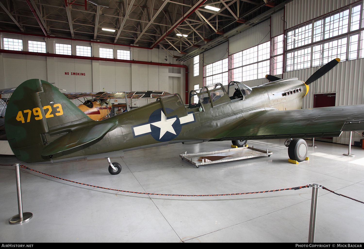 Aircraft Photo of N923 / NX923 / 47923 | Curtiss TP-40N Warhawk | USA - Air Force | AirHistory.net #60535