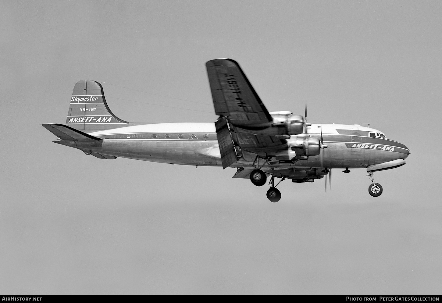 Aircraft Photo of VH-INY | Douglas DC-4-1009 | Ansett - ANA | AirHistory.net #60567