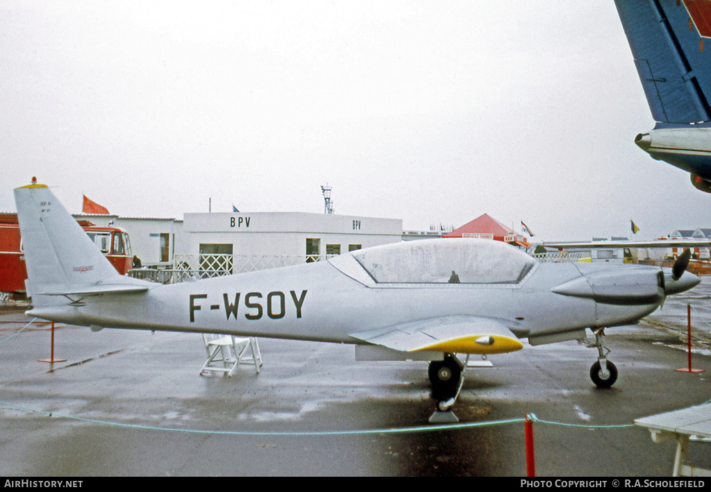 Aircraft Photo of F-WSOY | Fournier RF-8 | AirHistory.net #60571