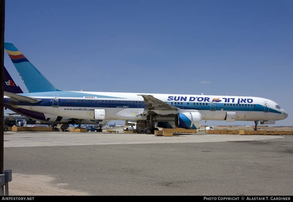 Aircraft Photo of N68084 | Boeing 757-258 | Sun d'Or International Airlines | AirHistory.net #60572