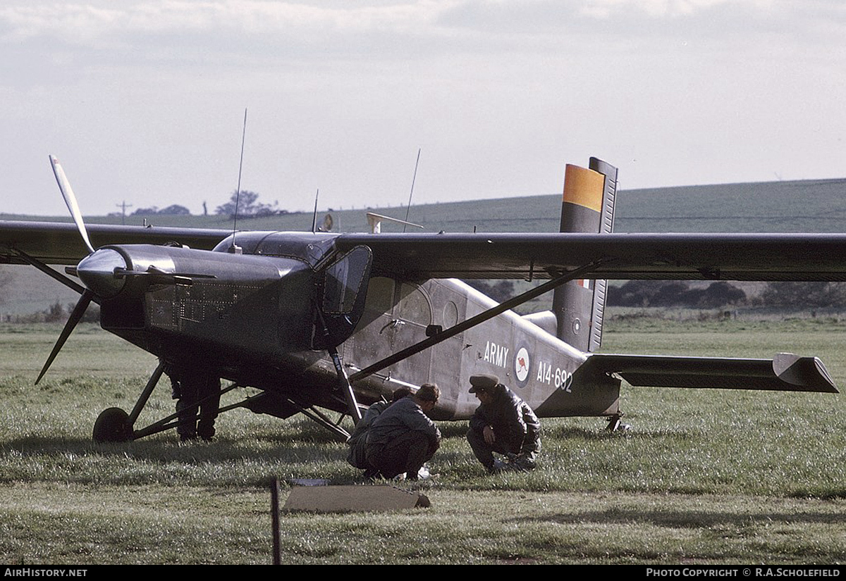 Aircraft Photo of A14-692 | Pilatus PC-6/B1-H2 Turbo Porter | Australia - Army | AirHistory.net #60584