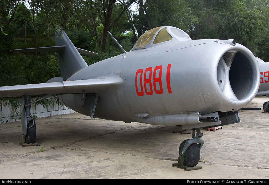 Aircraft Photo of 0881 | Mikoyan-Gurevich MiG-15 | China - Air Force | AirHistory.net #60593