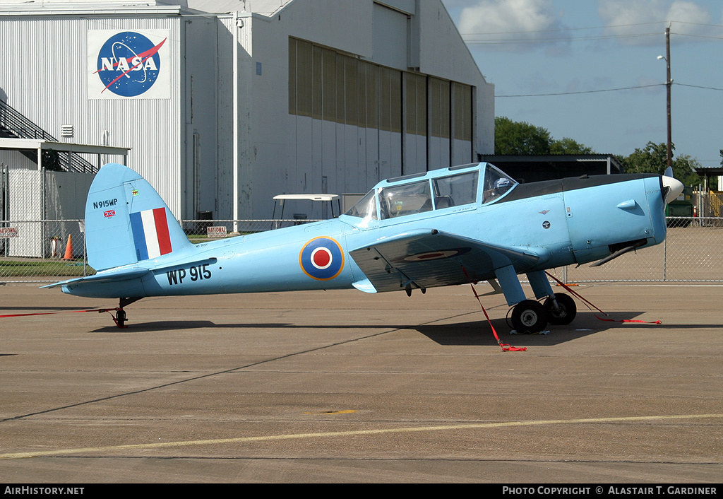 Aircraft Photo of N915WP / WP915 | De Havilland DHC-1 Chipmunk Mk22 | UK - Air Force | AirHistory.net #60602