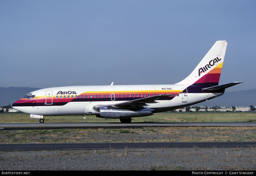 Aircraft Photo of N473AC | Boeing 737-247 | AirCal | AirHistory.net #60617