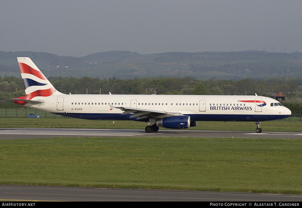Aircraft Photo of G-EUXD | Airbus A321-231 | British Airways | AirHistory.net #60623