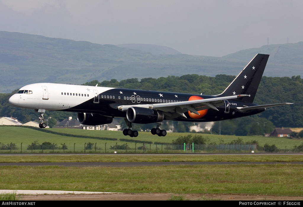 Aircraft Photo of G-ZAPX | Boeing 757-256 | Titan Airways | AirHistory.net #60634