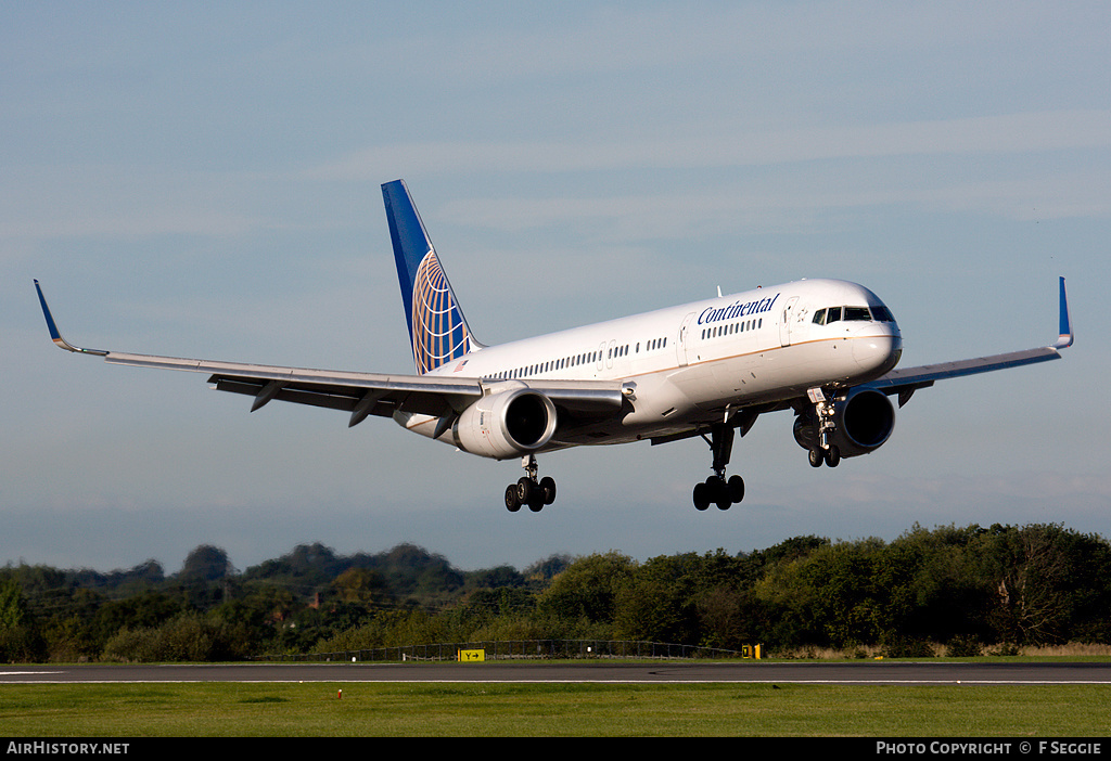 Aircraft Photo of N41140 | Boeing 757-224 | Continental Airlines | AirHistory.net #60644