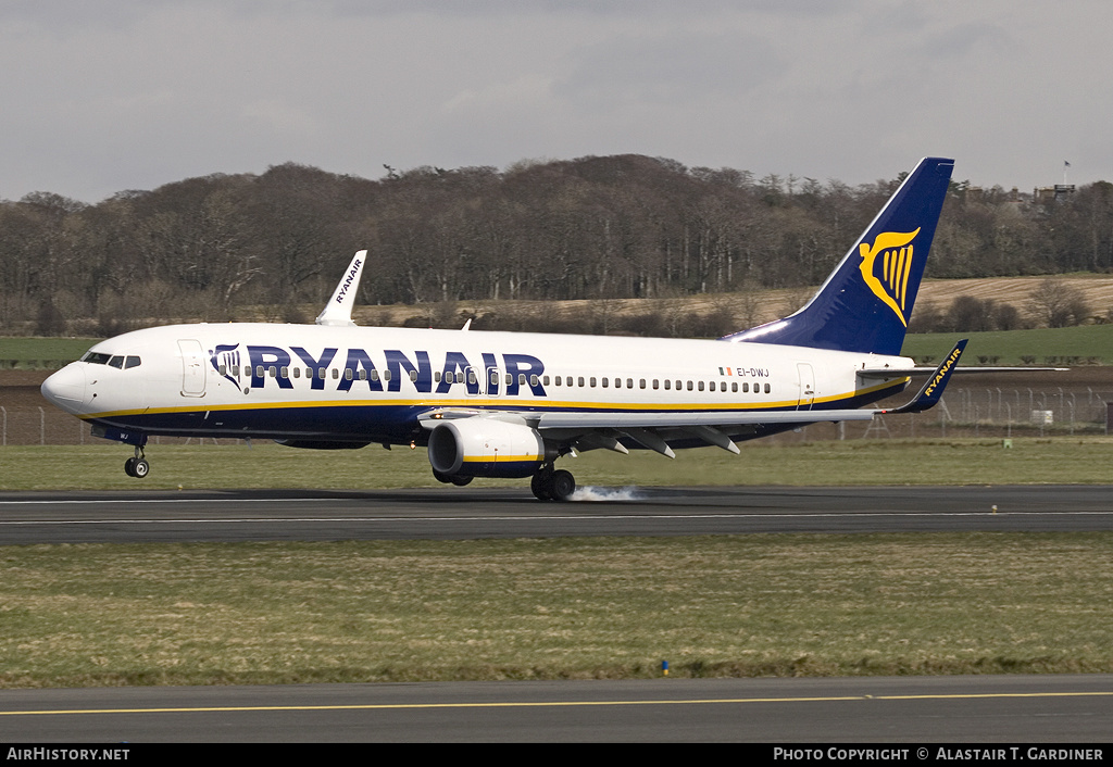 Aircraft Photo of EI-DWJ | Boeing 737-8AS | Ryanair | AirHistory.net #60650