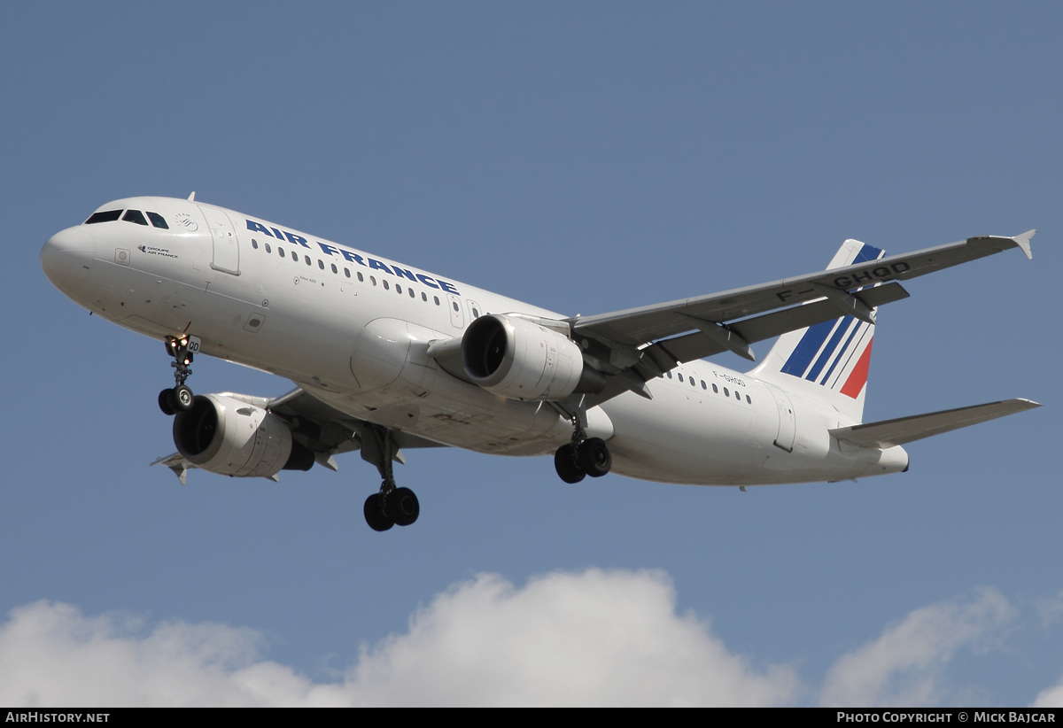 Aircraft Photo of F-GHQD | Airbus A320-211 | Air France | AirHistory.net #60651