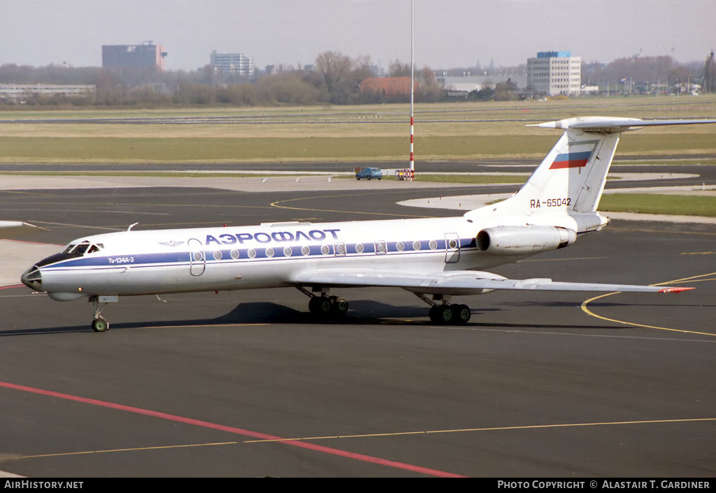 Aircraft Photo of RA-65042 | Tupolev Tu-134A-3 | Aeroflot | AirHistory.net #60655