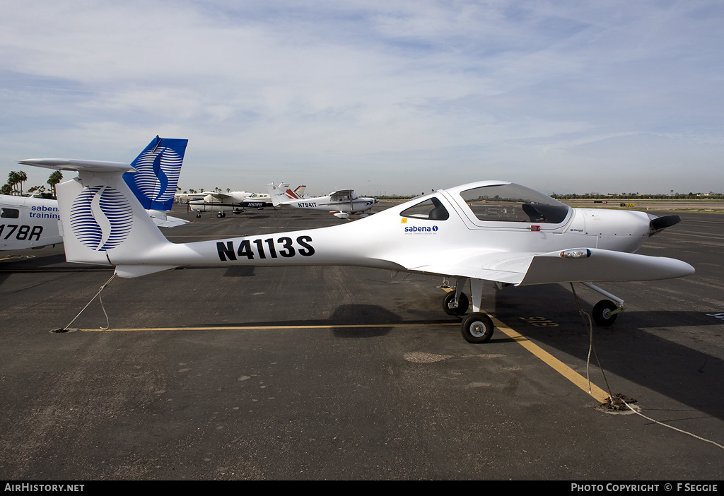 Aircraft Photo of N4113S | Diamond DA20C-1 Eclipse | Sabena Airline Training Center | AirHistory.net #60656