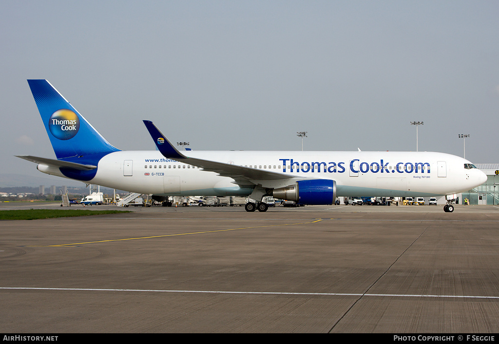 Aircraft Photo of G-TCCB | Boeing 767-31K/ER | Thomas Cook Airlines | AirHistory.net #60657