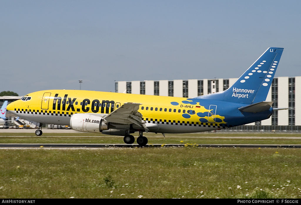 Aircraft Photo of D-AHLI | Boeing 737-5K5 | Hapag-Lloyd Express | AirHistory.net #60676