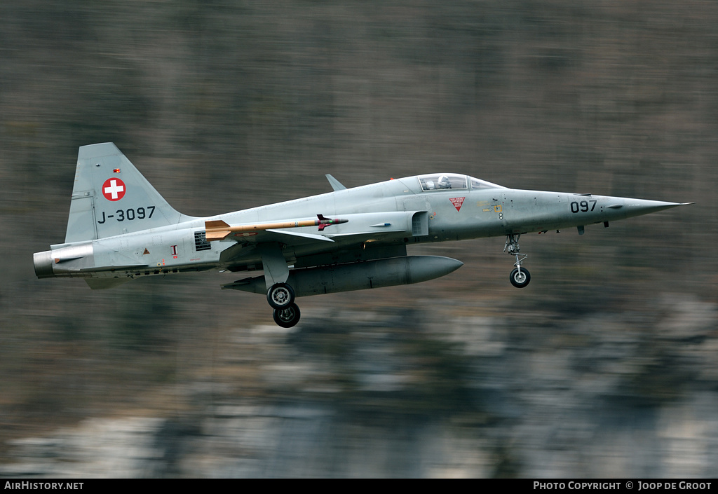 Aircraft Photo of J-3097 | Northrop F-5E Tiger II | Switzerland - Air Force | AirHistory.net #60684