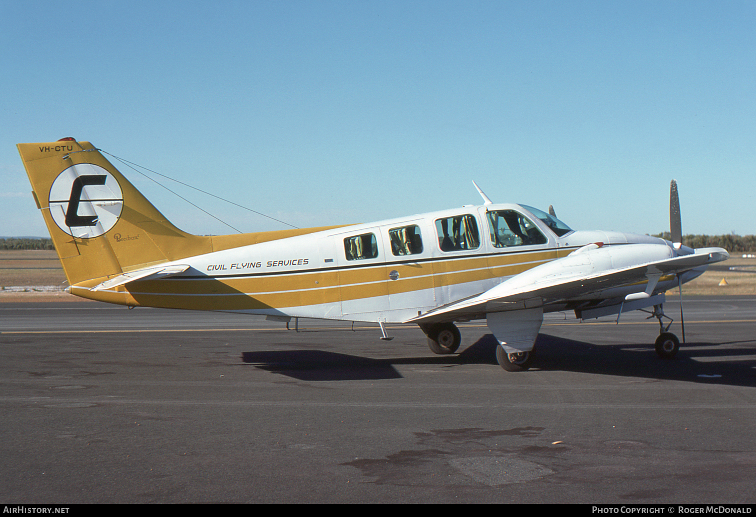 Aircraft Photo of VH-CTU | Beech 58 Baron | Civil Flying Services | AirHistory.net #60704