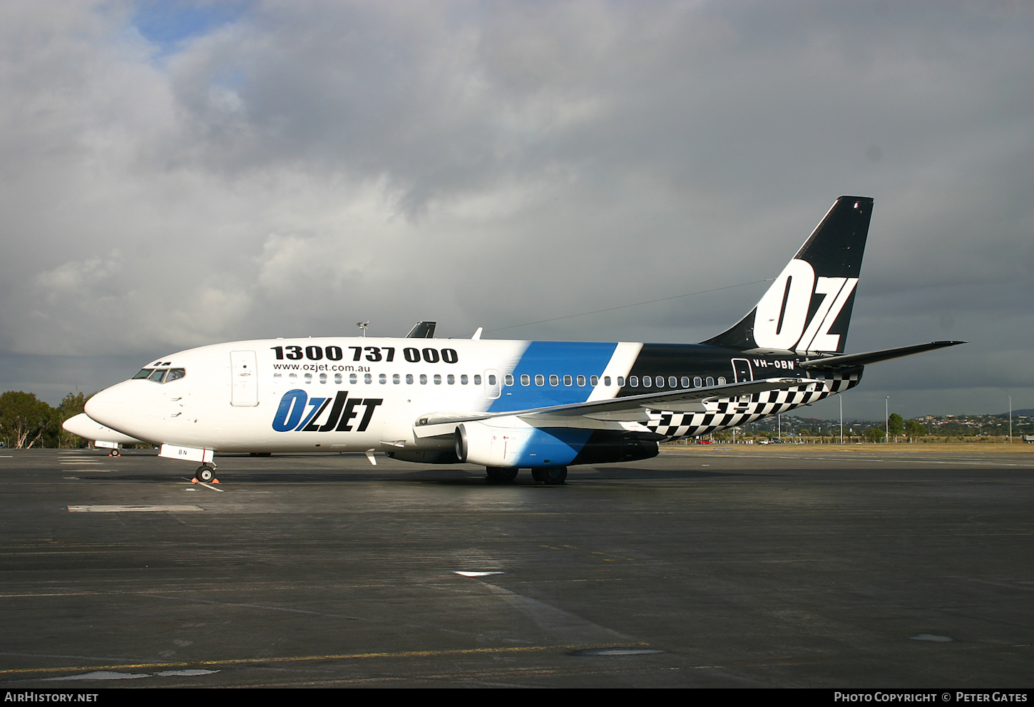 Aircraft Photo of VH-OBN | Boeing 737-229/Adv | OzJet Airlines | AirHistory.net #60726