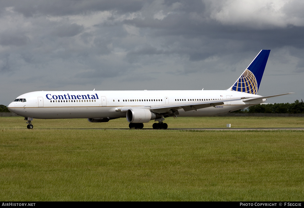 Aircraft Photo of N69059 | Boeing 767-424/ER | Continental Airlines | AirHistory.net #60737