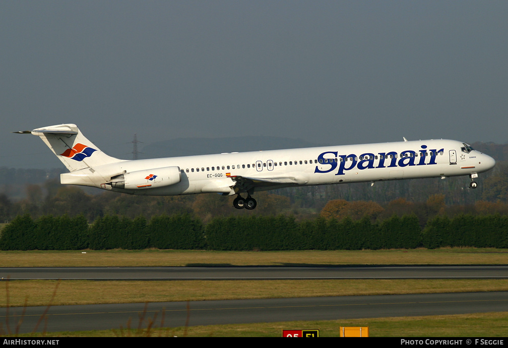 Aircraft Photo of EC-GQG | McDonnell Douglas MD-83 (DC-9-83) | Spanair | AirHistory.net #60750