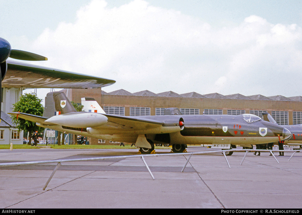 Aircraft Photo of WE139 | English Electric Canberra PR3 | UK - Air Force | AirHistory.net #60755