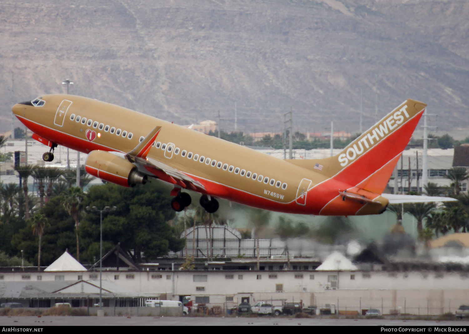 Aircraft Photo of N745SW | Boeing 737-7H4 | Southwest Airlines | AirHistory.net #60760