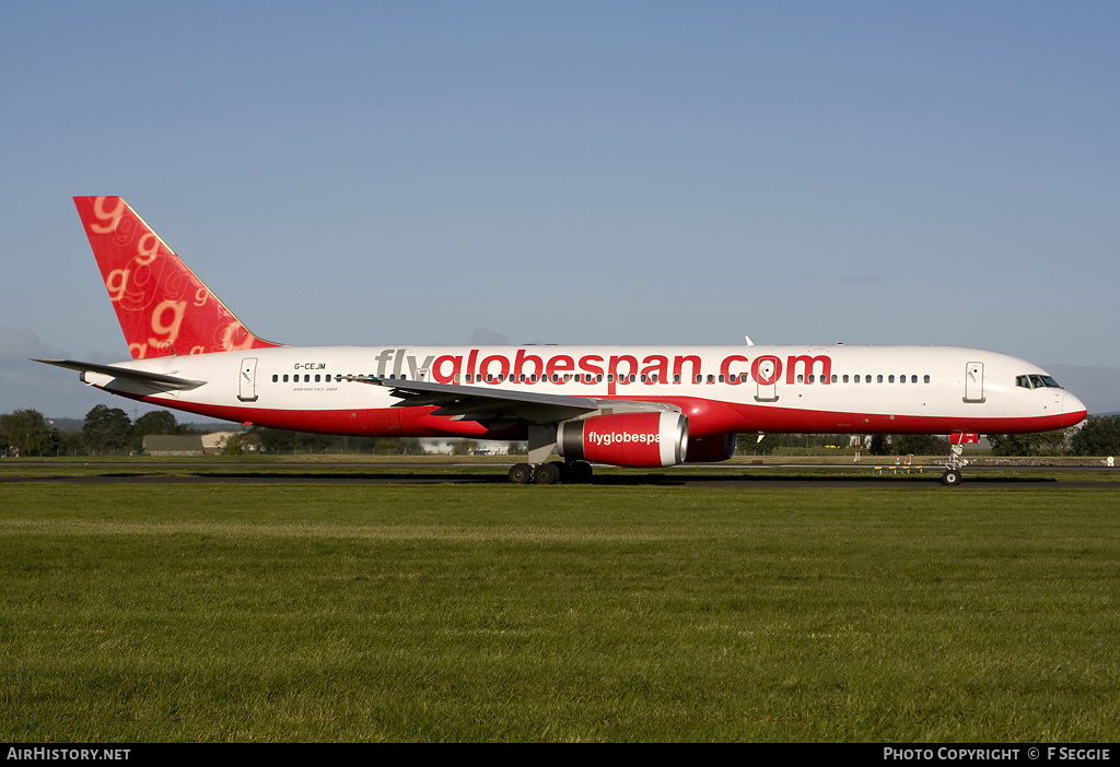 Aircraft Photo of G-CEJM | Boeing 757-28A | Flyglobespan | AirHistory.net #60767