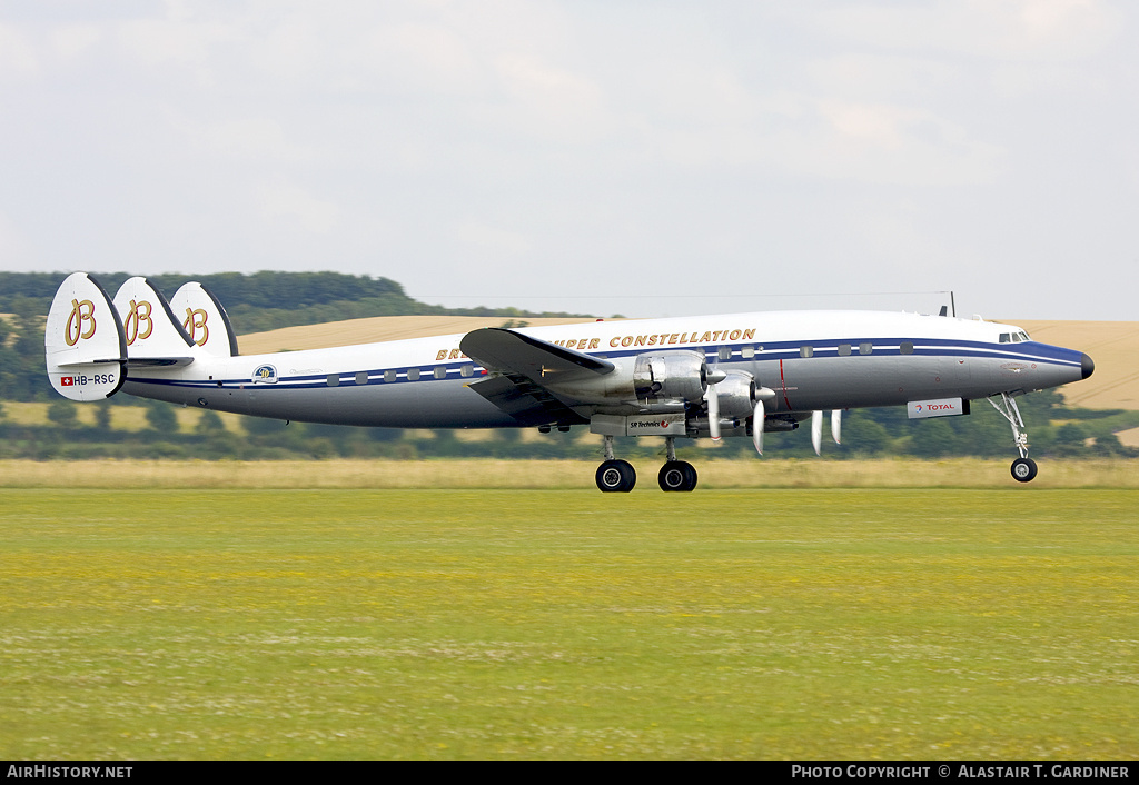 Aircraft Photo of HB-RSC | Lockheed L-1049F Super Constellation | Breitling | AirHistory.net #60777