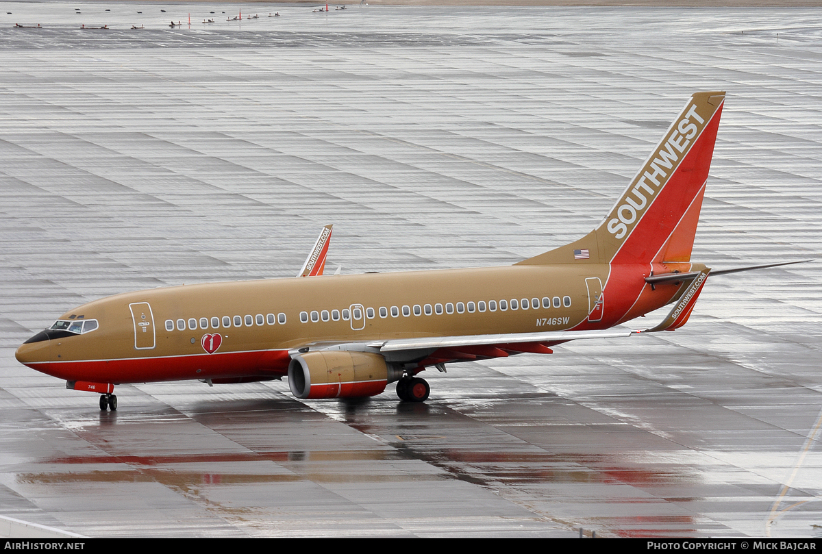 Aircraft Photo of N746SW | Boeing 737-7H4 | Southwest Airlines | AirHistory.net #60787