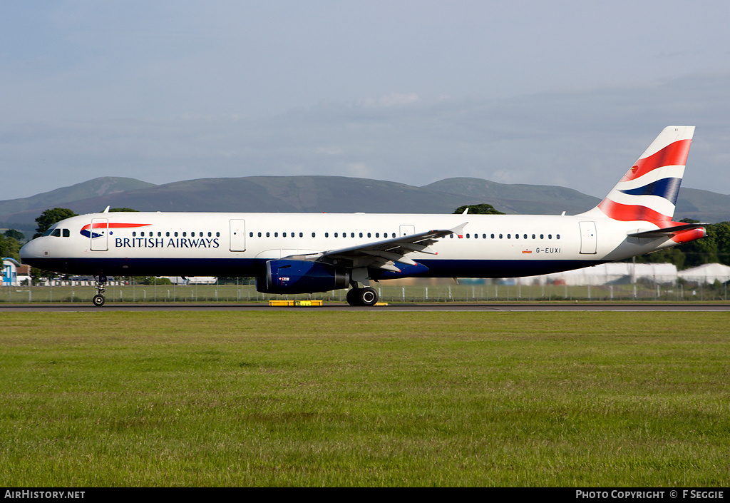 Aircraft Photo of G-EUXI | Airbus A321-231 | British Airways | AirHistory.net #60810