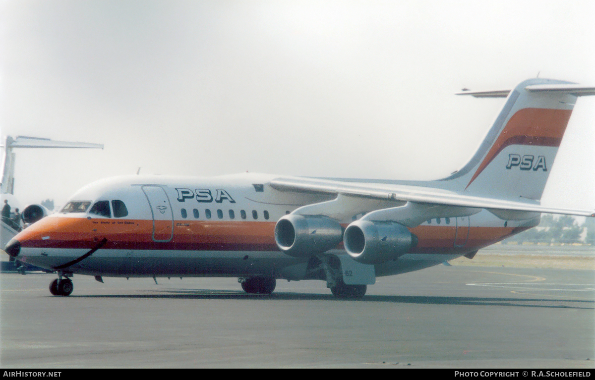Aircraft Photo of N362PS | British Aerospace BAe-146-200 | PSA - Pacific Southwest Airlines | AirHistory.net #60825